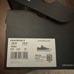 New Converse All star OX Black